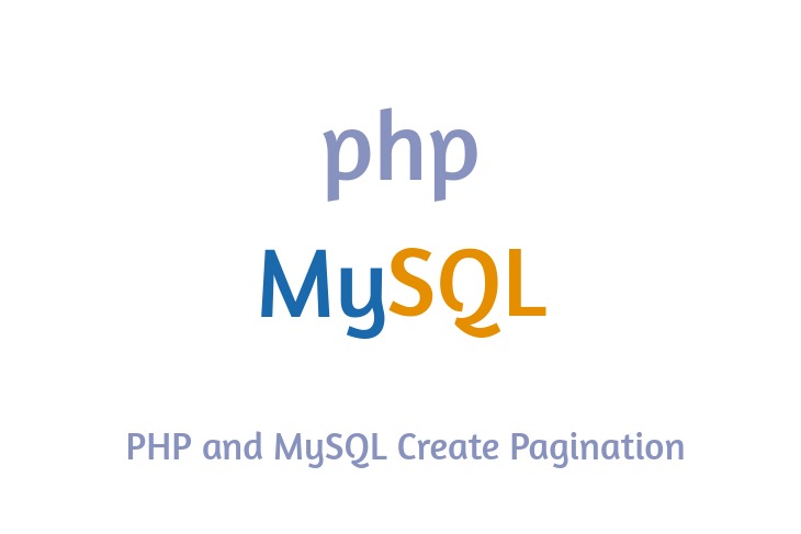 Create Pagination in PHP and MySql